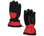 Spyder OVERWEB Gore-Tex PrimaLoft Men's Ski Gloves red - Black/Red