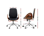 Artiss Executive Wooden Office Chair Leather Computer Chairs Work Seating Desk