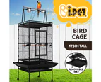 i.Pet Bird Cage Pet Cages Aviary 173CM Large Travel Stand Budgie Parrot Toys