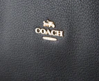 Coach Pebbled Leather Mia Shoulder Bag - Black