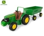 John Deere 20cm ERTL Tractor & Wagon Toy 1