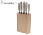 Stanley Rogers 6-Piece Vertical Oval Knife Block Set