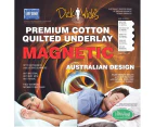 DICK WICKS MAGNETIC PREMIUM COTTON BEDDING UNDERLAY