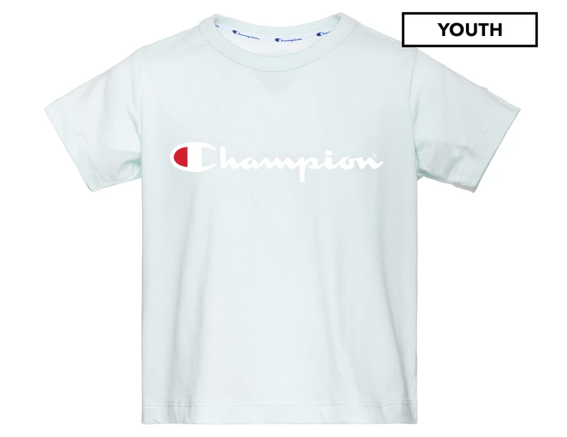 Champion Girls' Script Crop Tee / T-Shirt / Tshirt - Day Dreamin'