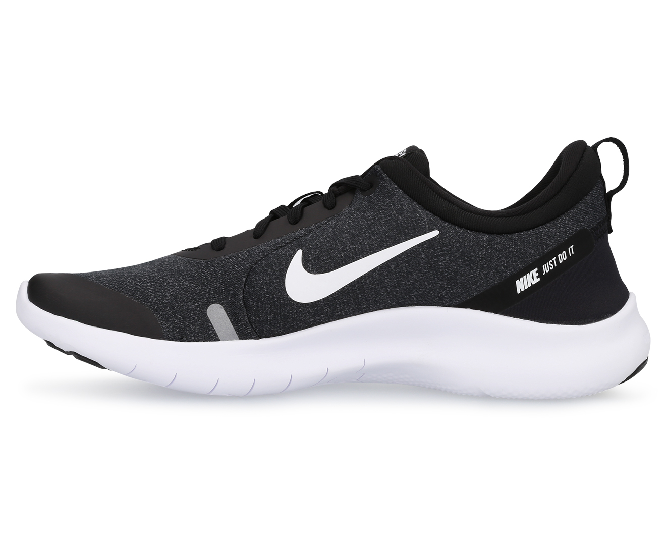 Nike Womens Flex Experience Rn 8 Running Shoes Black White Cool Grey