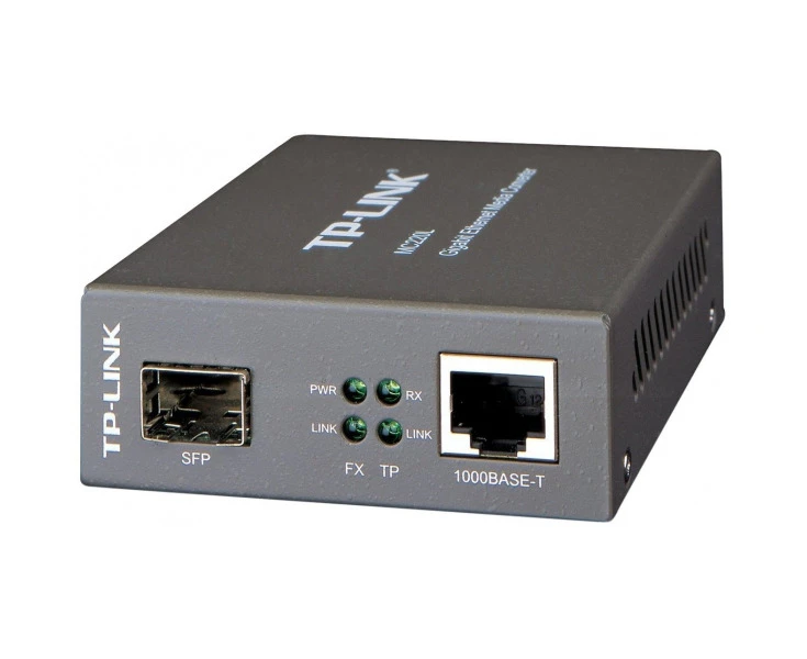 TP-Link 1000M RJ45 to 1000M Single-Mode LC Fiber Converter