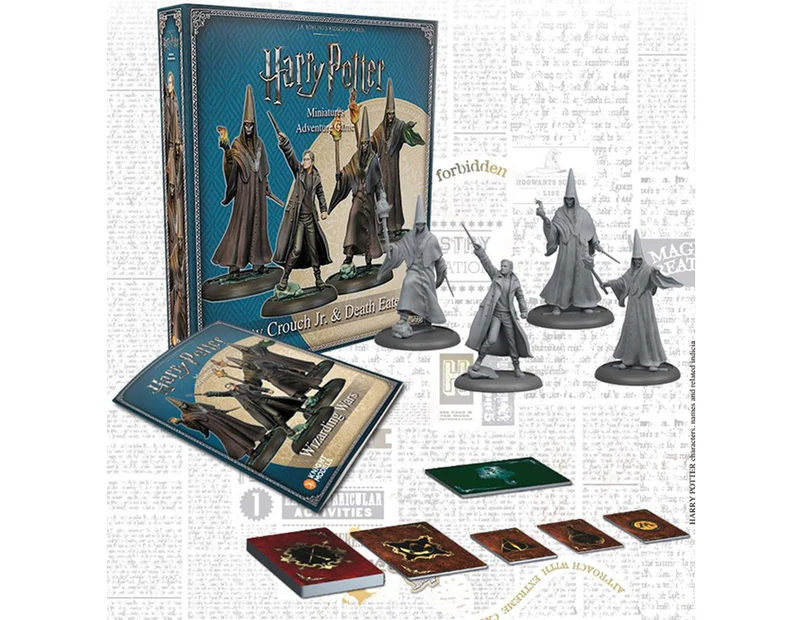 Harry Potter Miniatures Adventure Game Barty Crouch Jr & Death Eaters Exp Board Game