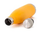 Neoflam Classic 500ml Stainless steel Bottle Double Walled Vacuum Insulated Powder Coated Colour Yellow