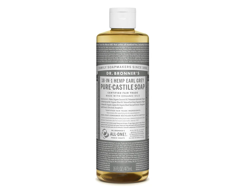 Dr. Bronner's Pure-Castile Liquid Soap Earl Grey 473mL