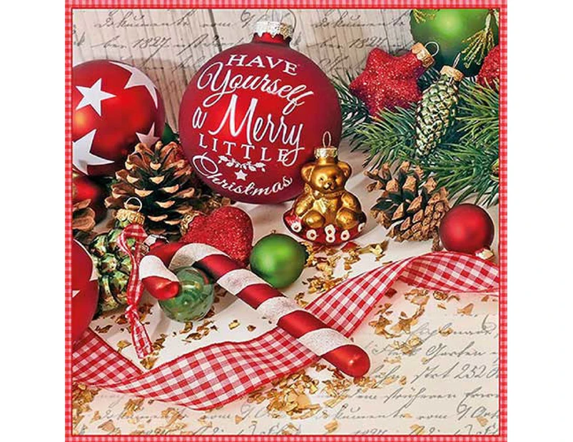 Ambiente Napkins Merry Little Christmas
