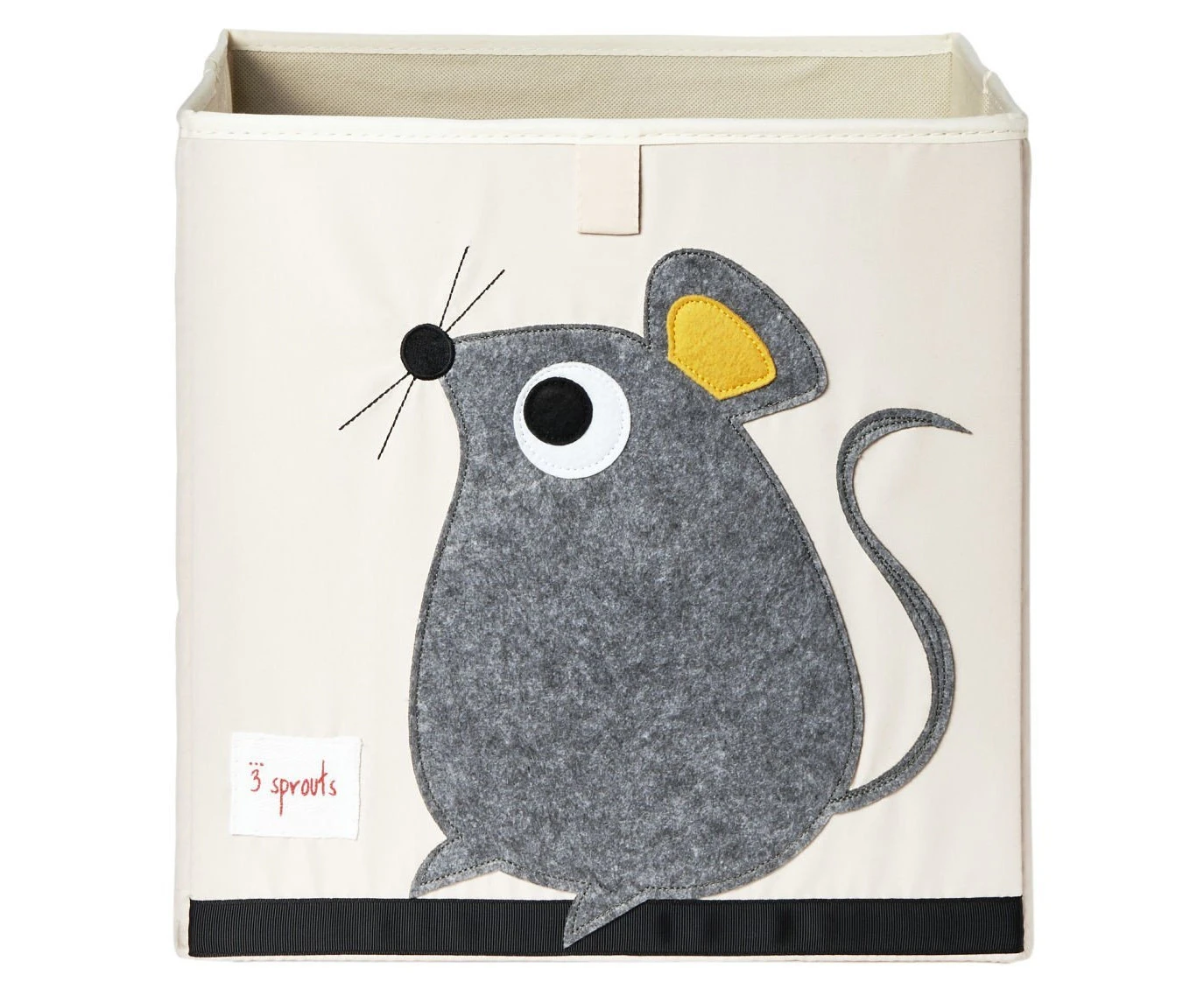 3 Sprouts Storage Box - Grey Mouse