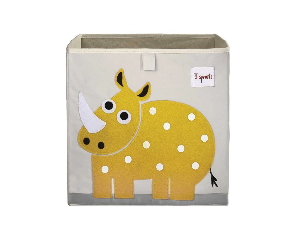 3 SPROUTS Storage Box - Yellow Rhino