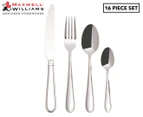 Maxwell & Williams 16-Piece Westbury 18/0 Stainless Steel Cutlery Set