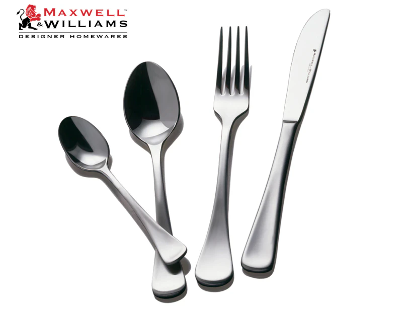 Maxwell & Williams 16-Piece Cosmopolitan Cutlery Set - Silver