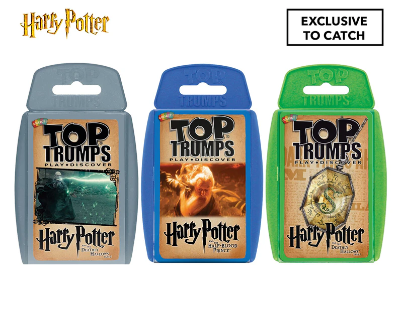 Harry Potter 3-Pack Set 2 Top Trumps Card Game