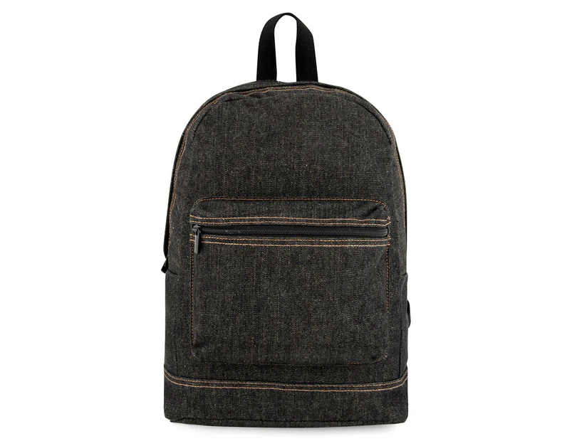 Barneys New York Denim Backpack - Black