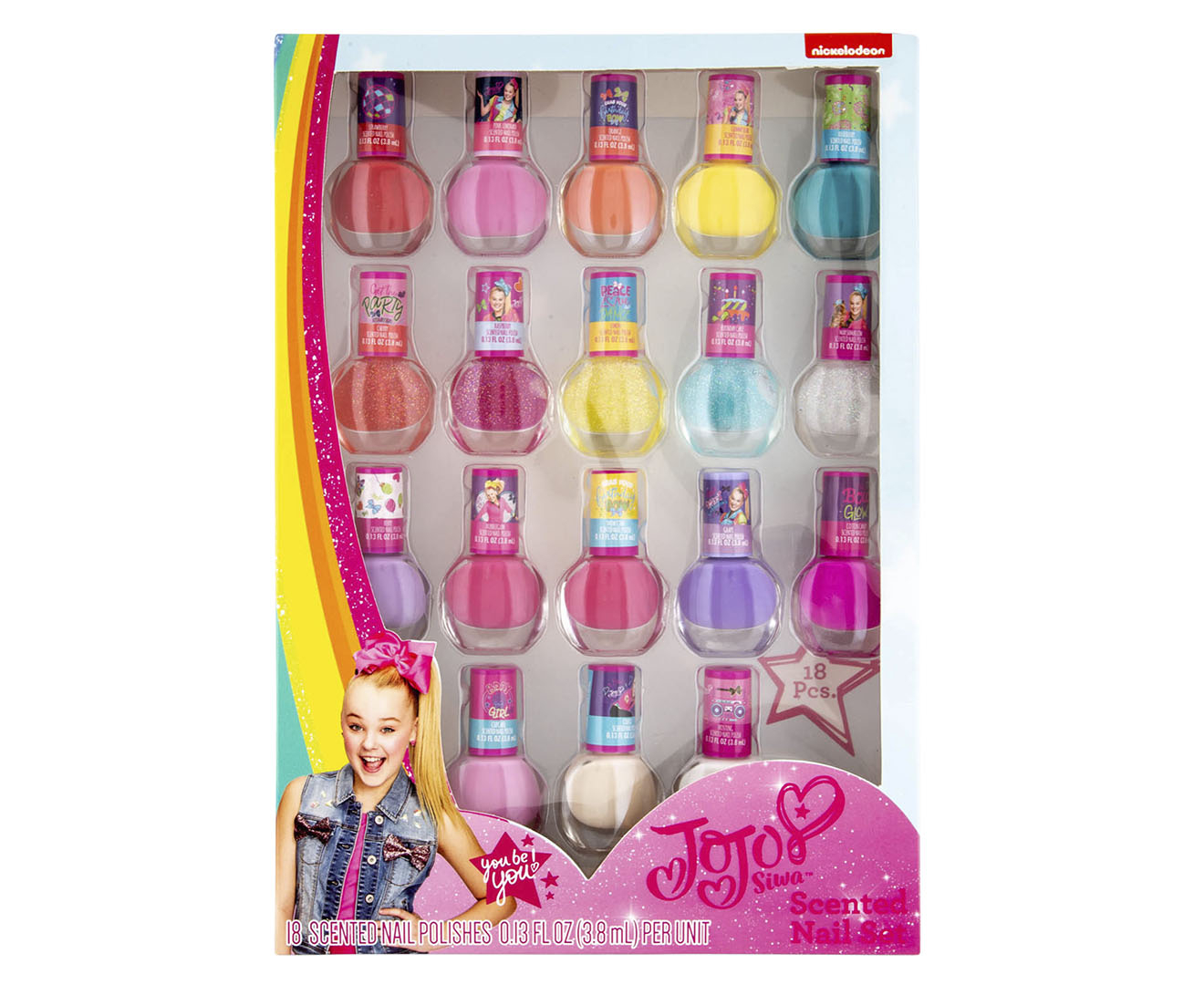 JoJo Siwa 18-Piece Scented Nail Polish Set | Scoopon Shopping