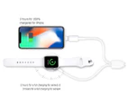 Orotec Magnetic Wireless Charger for Apple iPhone/iWatch - White