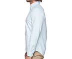 Tommy Hilfiger Men's Button Down Shirt - Light Blue Stripe