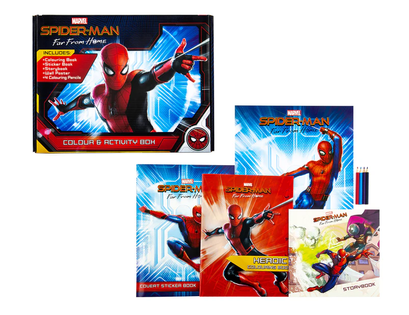 Spider-Man Far From Home Colour & Activity Box