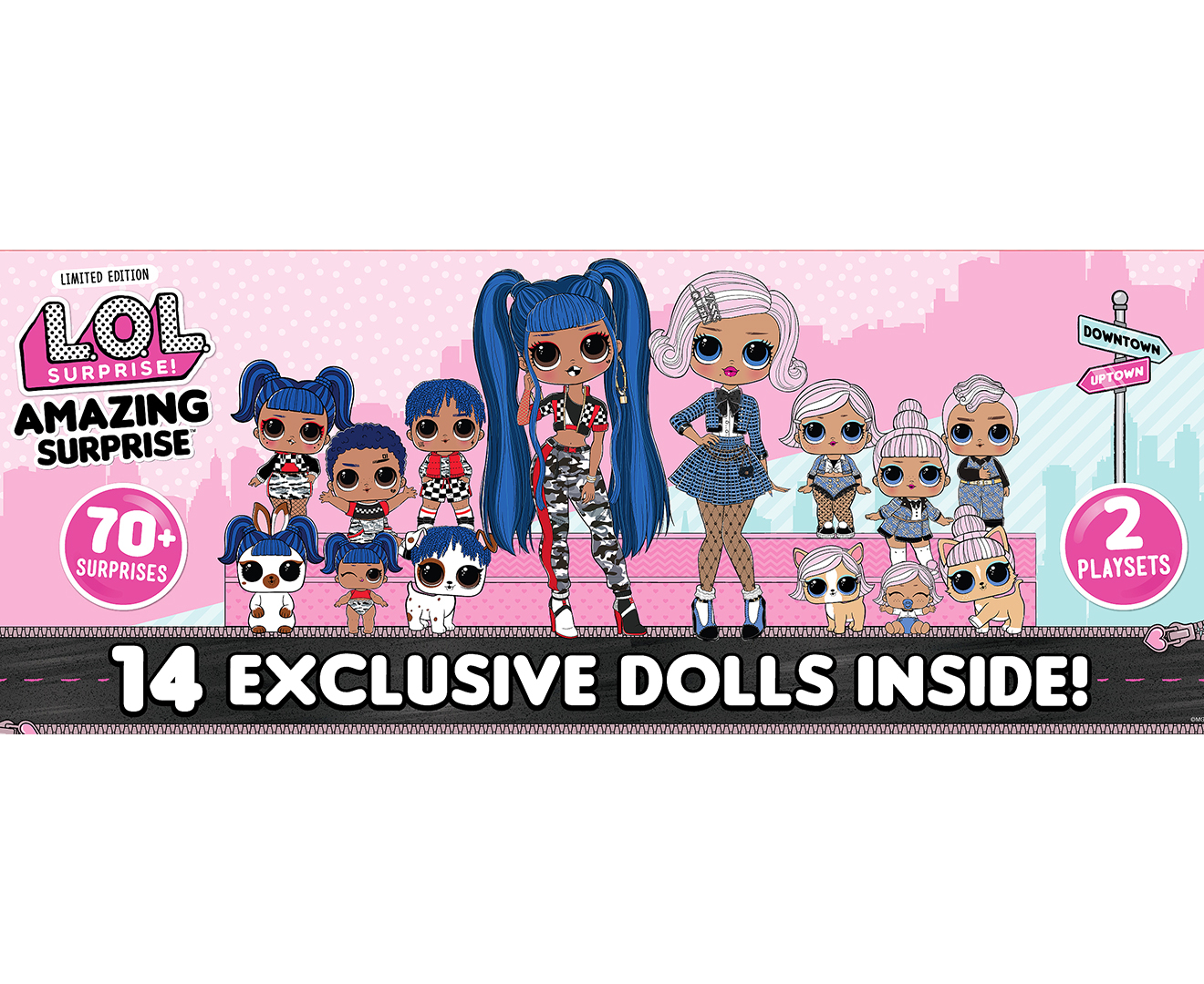 LOL Surprise! Amazing Surprise With 14 Dolls & 70+ Surprises | Catch.com.au