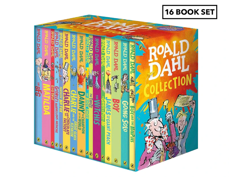 Roald Dahl 16-Book Collection Box Set