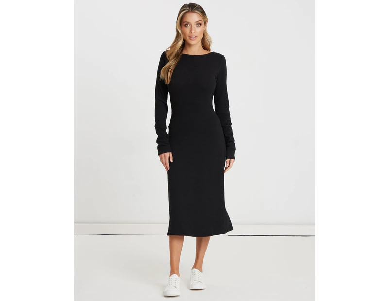 The Fated Women's Deviant Midi Dress - Black