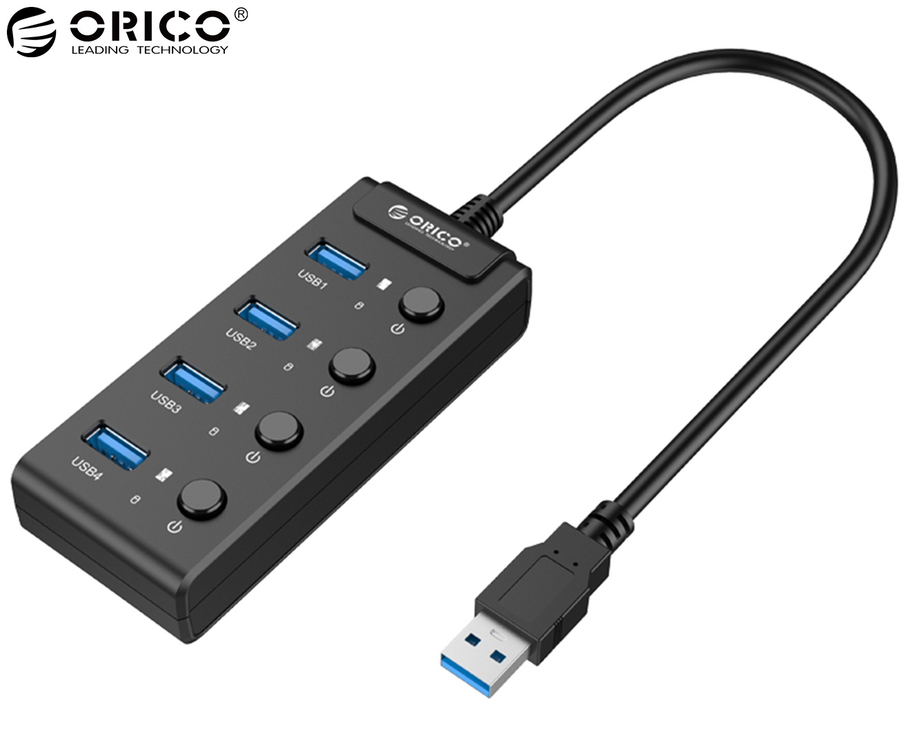 Usb концентратор. ORICO USB концентратор USB 3.0. USB-хаб ORICO w9ph4-BK, Black. USB Hub w9ph4. ORICO 4-Port USB3.0 Hub.