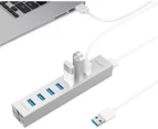 Orico Aluminium 7-Port USB 3.0 Hub - Silver