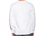 Nike Sportswear Men's Just Do It Long Sleeve Tee / T-Shirt / Tshirt - White