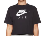 Nike Sportswear Women's Air Short Sleeve Top - Black