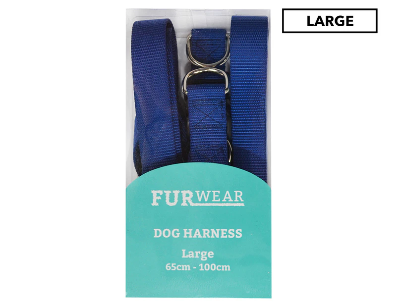 Furwear Large Dog Harness - Blue