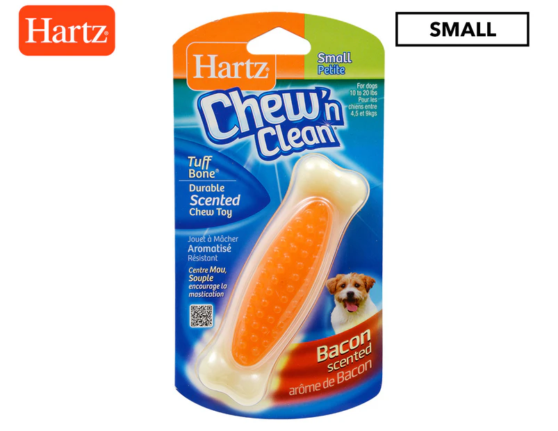 Hartz Small Chew 'n Clean Tuff Bone Dog Toy