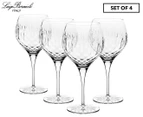 Set of 4 Luigi Bormioli 650mL Diamante Gin Glasses