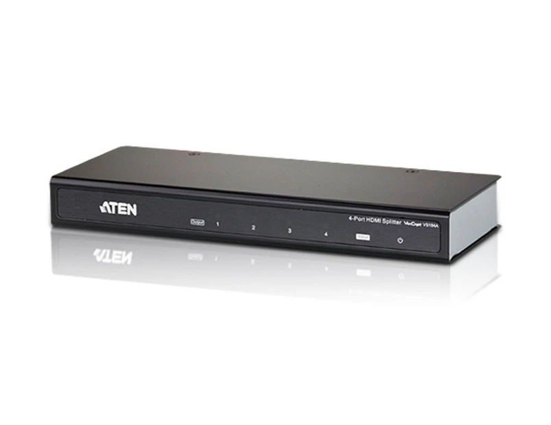 Aten VanCryst 4 Port HDMI Video Splitter - 4kx2k (Ultra HD), 1080p or 15m Max VS184A-AT-U