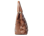 Viver Leather Handbag Brown Femme
