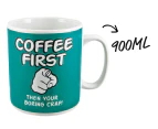Coffee First 900mL Giant Mug