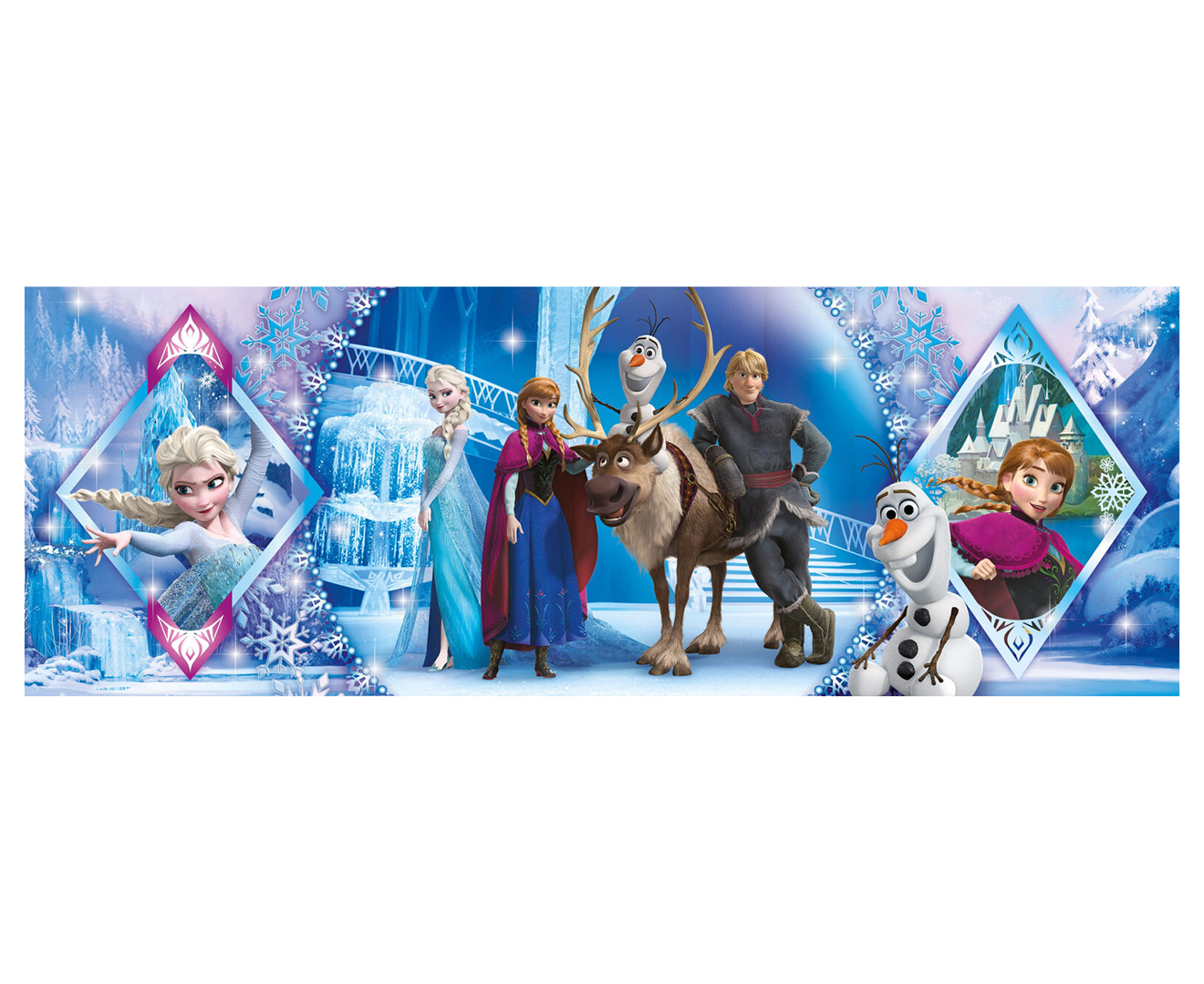 Clementoni Puzzle Disney Frozen Panorama 1000-Piece Jigsaw Puzzle ...