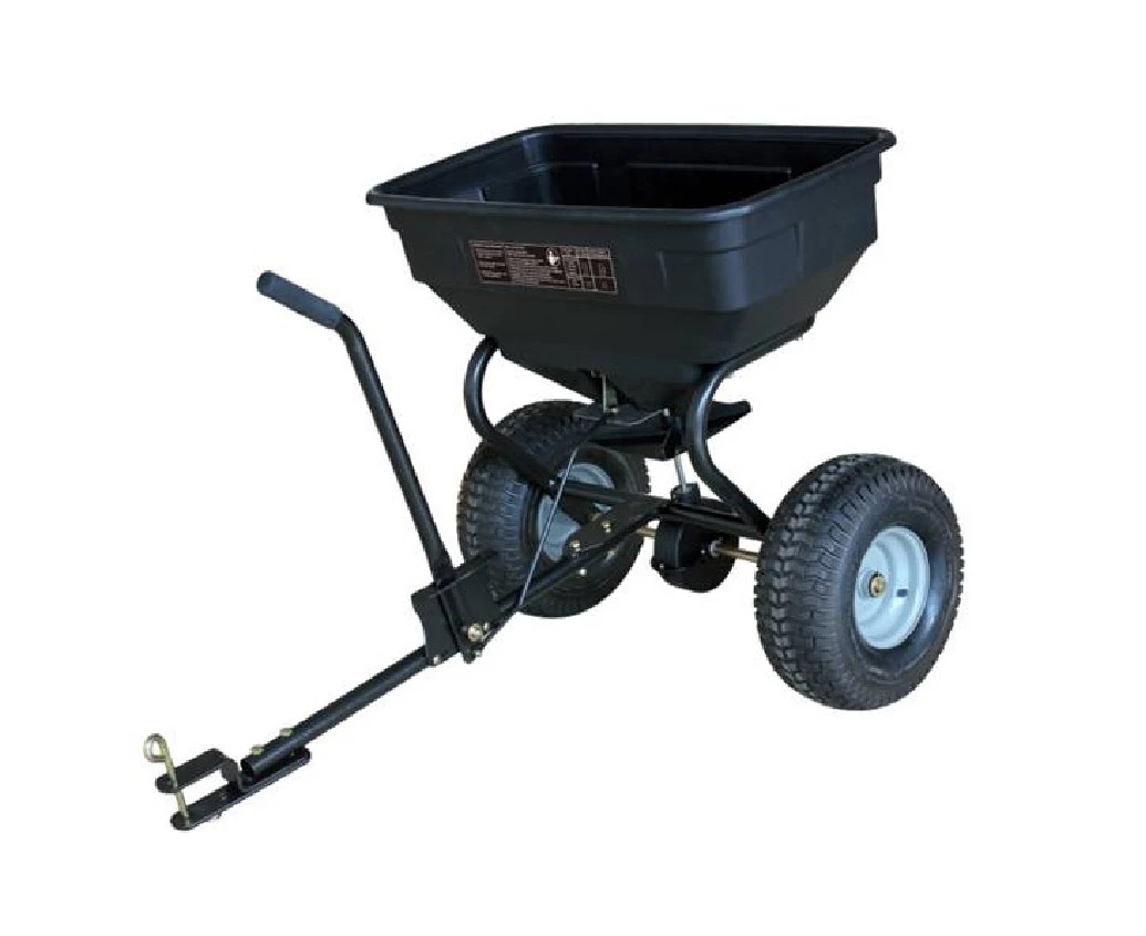 Fertilizer Spreader 56 Kg 60 L Broadcast Seed Fertiliser Broadcast Tow Behind