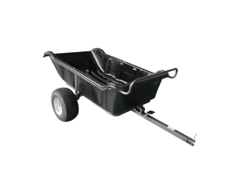 Poly Dump Cart Heavy Duty 544 Kg 1200Lbs 15 Cuft Towed Trailer Ride On Mower