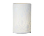 Amalfi Sahil Porcelain Handmade BS Light Globe Round Desk Table Lamp White