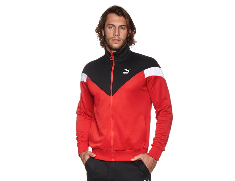 Puma Men's Iconic MCS Track Jacket - High Risk Red