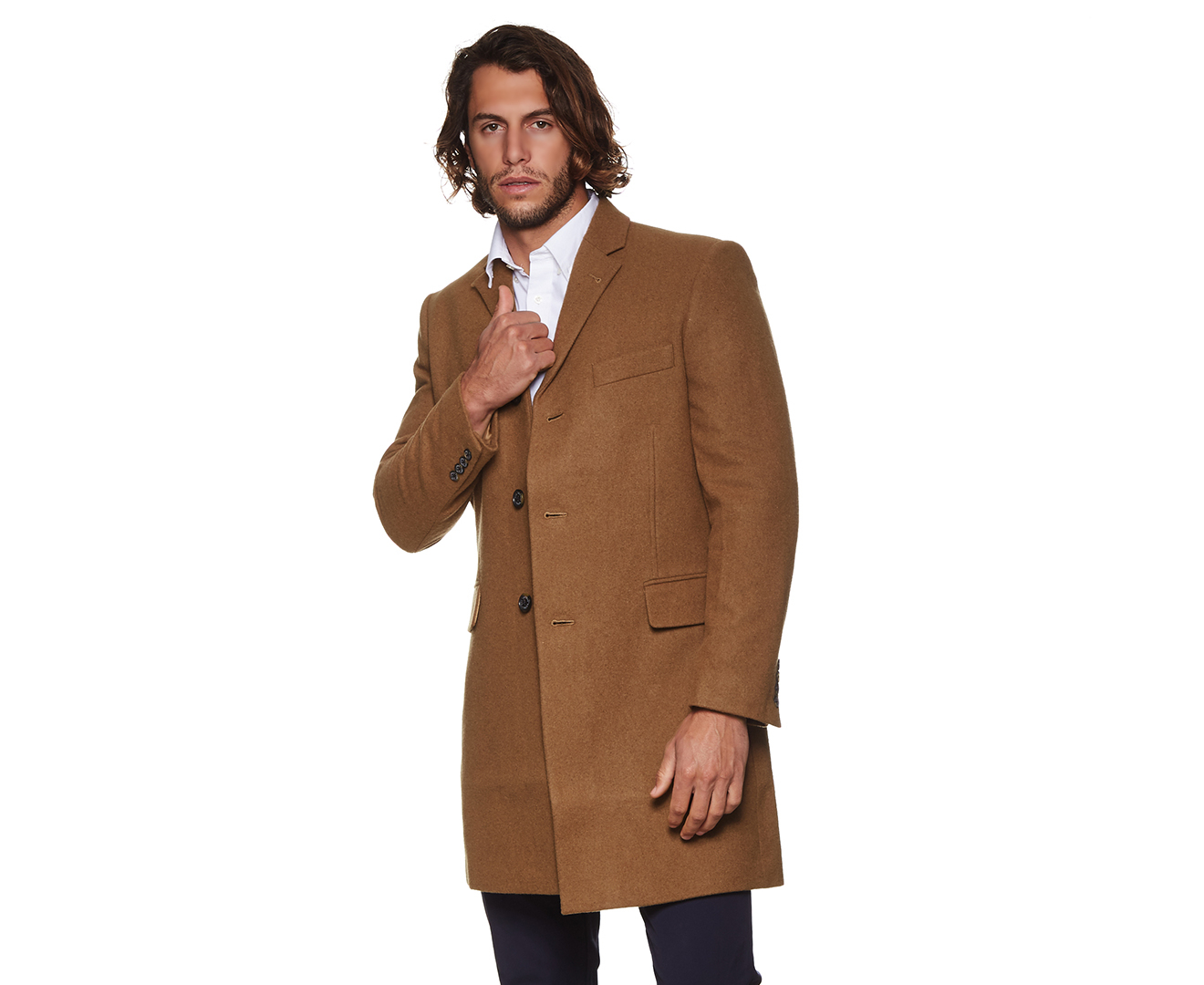 Ben Sherman Men s Crombie Coat Camel Catch