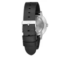 Nixon Men's 40mm Porter Leather Watch - White/Silver/Black