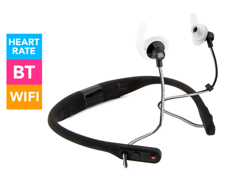 JBL Reflect Fit Heart Rate Wireless In-Ear Sport Headphones / Earphones - Black