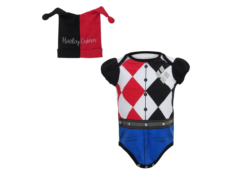Harley Quinn Snapsuit with Costume Beanie
