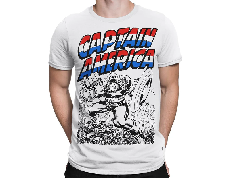 Captain America & Falcon 1976 Men's T-Shirt
