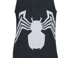 Venom Symbol Heather Charcoal Tank Top
