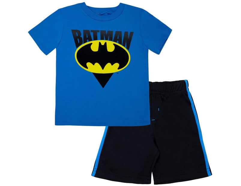 Batman Mesh Toddler Short Set