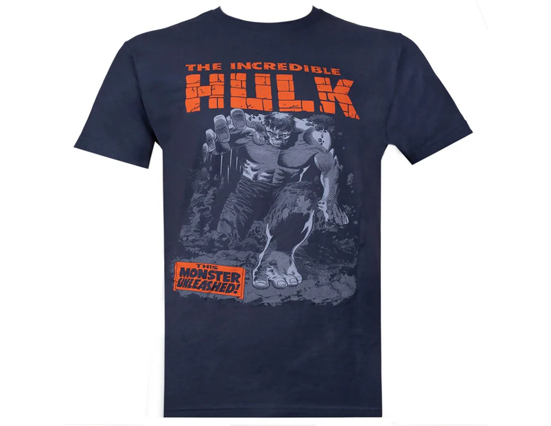 Incredible Hulk Breakthrough Indigo Men's T-Shirt